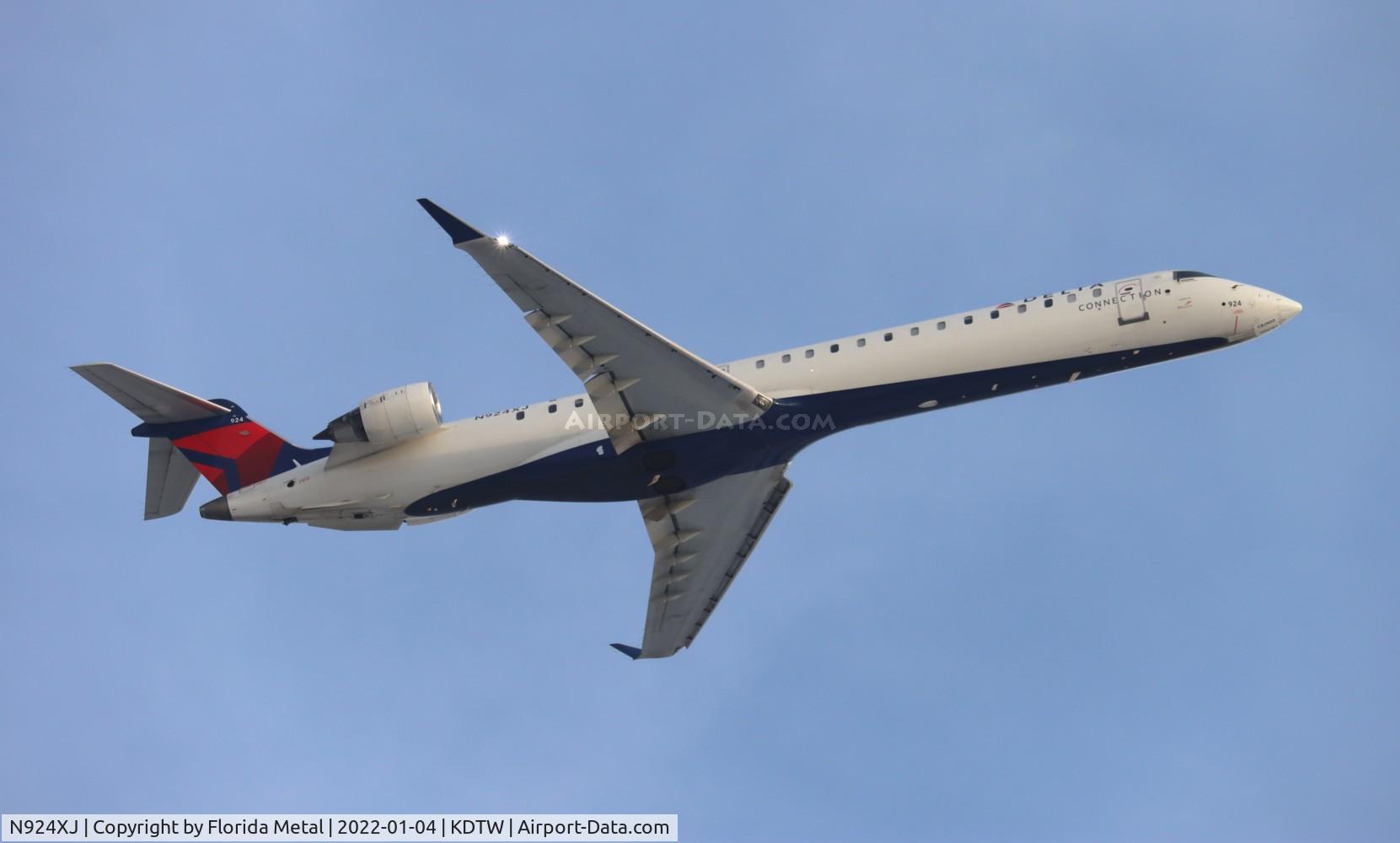 N924XJ, 2008 Bombardier CRJ-900ER (CL-600-2D24) C/N 15179, DTW 2022