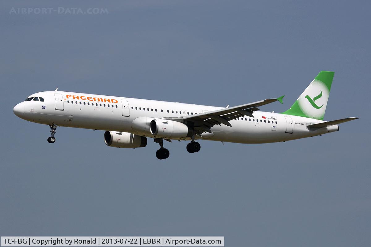 TC-FBG, 1998 Airbus A321-131 C/N 771, at bru
