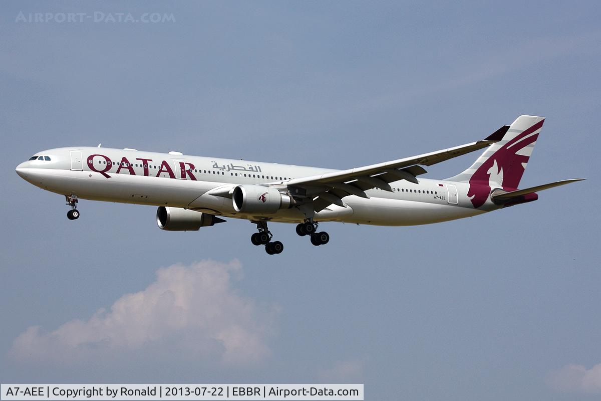 A7-AEE, 2005 Airbus A330-302 C/N 711, at bru