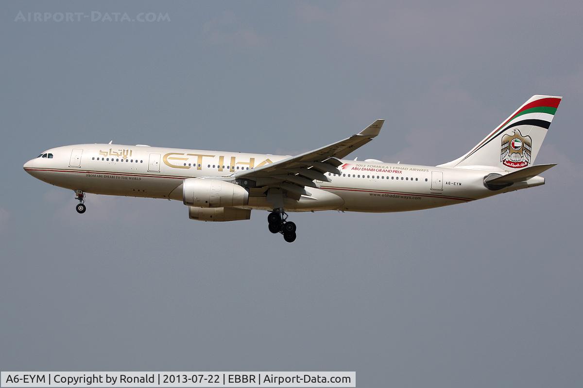 A6-EYM, 2007 Airbus A330-243 C/N 824, at bru