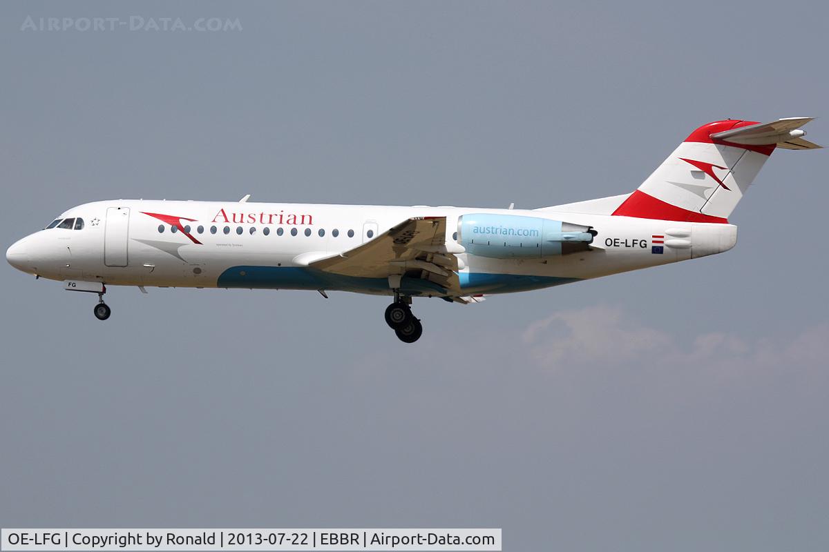 OE-LFG, 1995 Fokker 70 (F-28-0070) C/N 11549, at bru