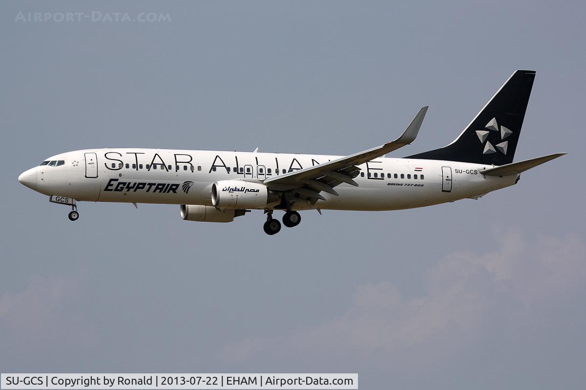 SU-GCS, 2008 Boeing 737-866 C/N 35563, at spl