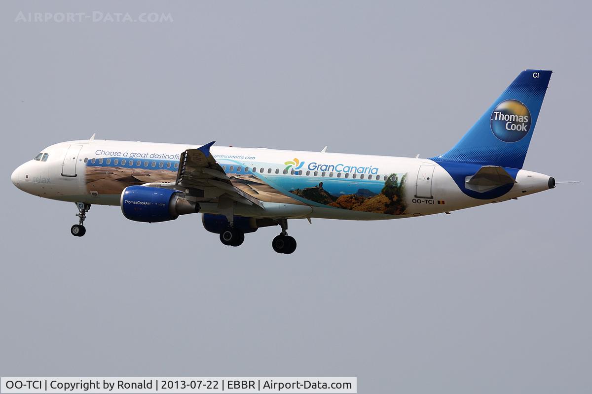 OO-TCI, 2003 Airbus A320-214 C/N 1975, at bru