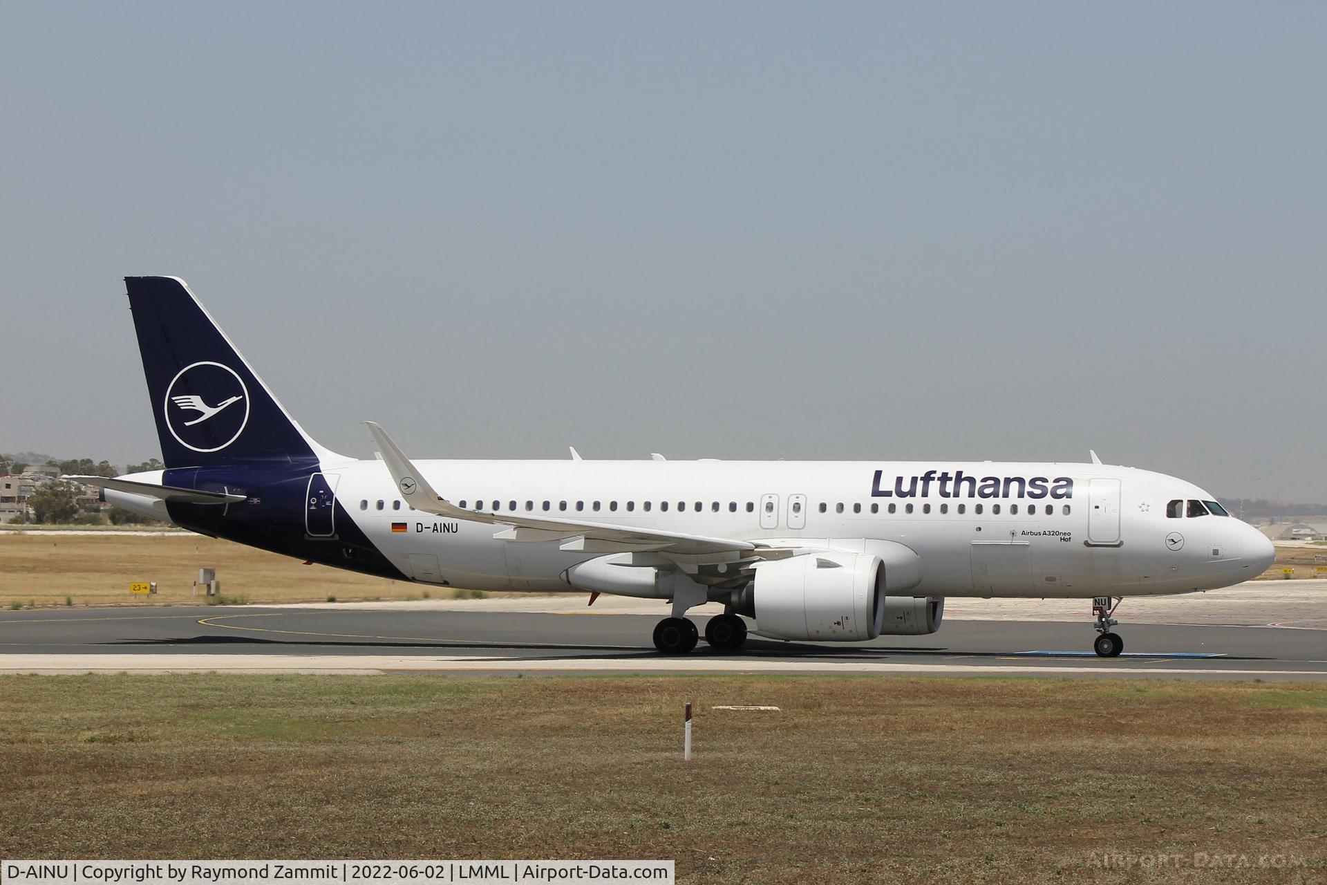 D-AINU, 2019 Airbus A320-271N C/N 8728, A320Neo D-AINU Lufthansa
