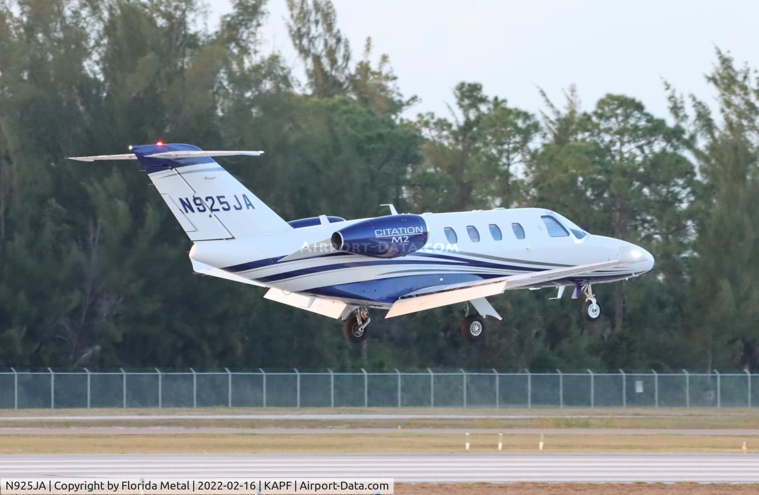 N925JA, 2017 Cessna 525 Citation M2 C/N 525-0963, APF OFA 2022