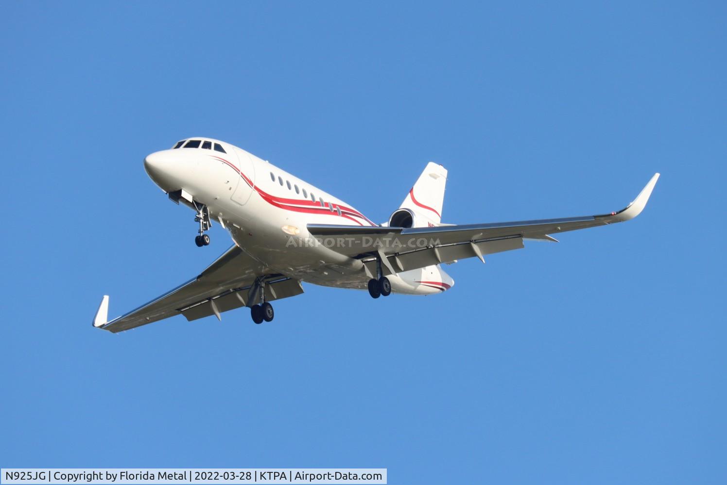 N925JG, 2000 Dassault Falcon 2000 C/N 111, TPA 2022