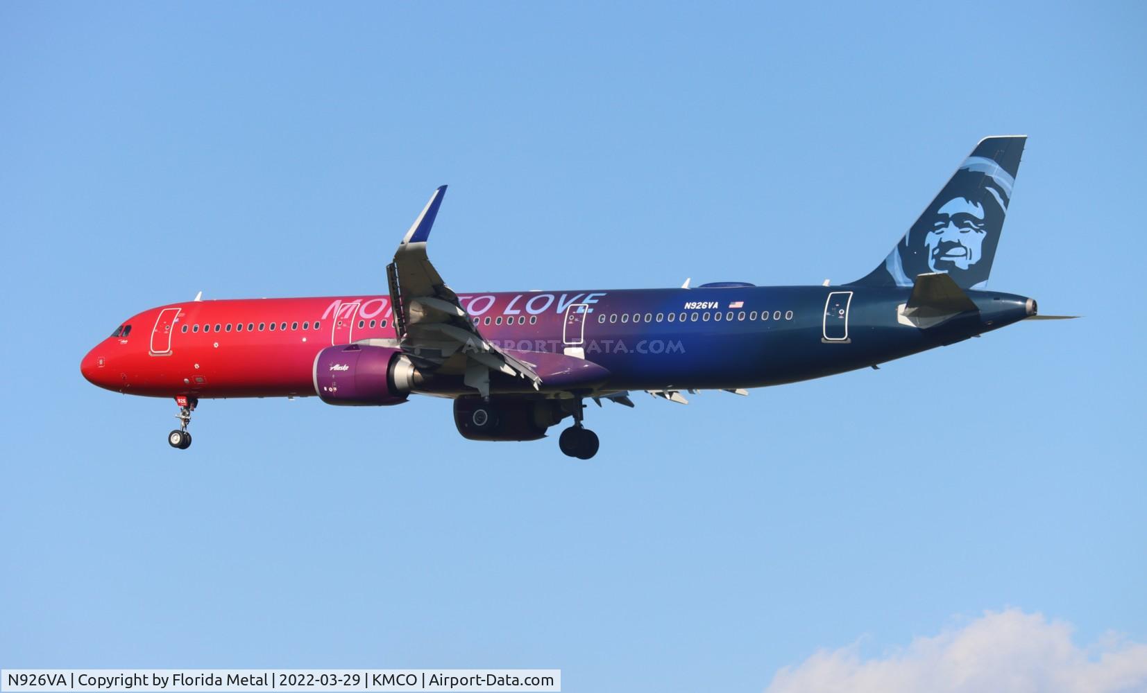 N926VA, 2018 Airbus A321-253N C/N 8120, More To Love