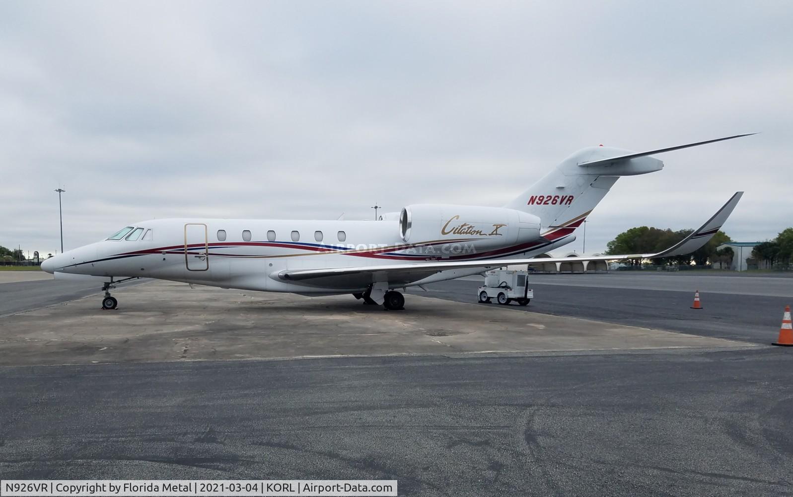 N926VR, 1997 Cessna 750 Citation X C/N 750-0026, ORL 2021