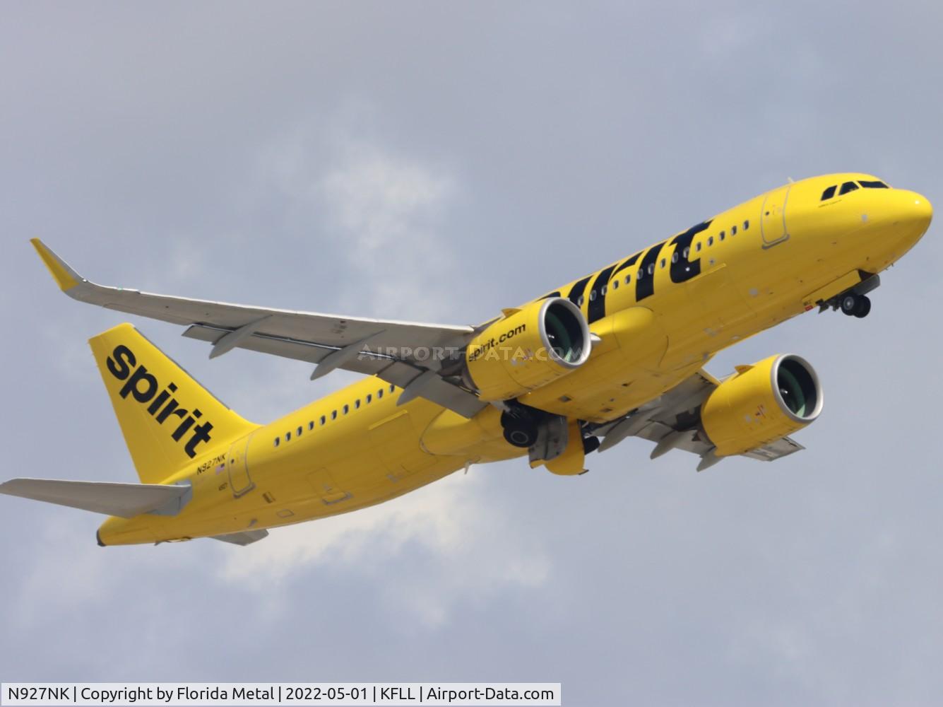 N927NK, 2019 Airbus A320-271N C/N 9075, FLL 2022