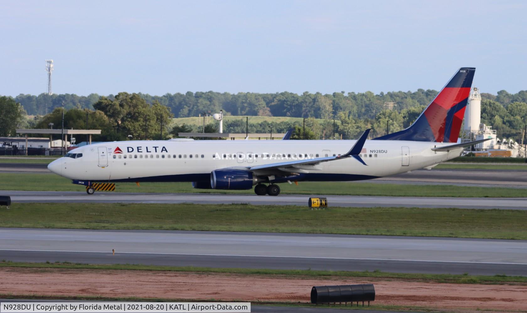 N928DU, 2019 Boeing 737-932 C/N 63537, ATL 2021