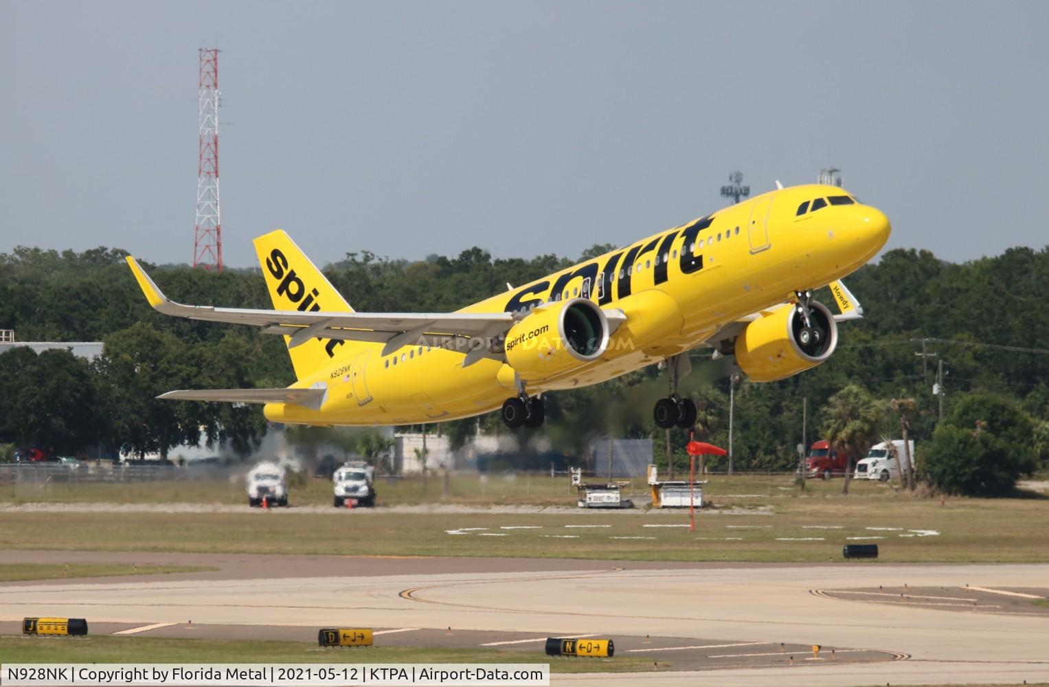 N928NK, 2019 Airbus A320-271N C/N 9152, TPA 2021