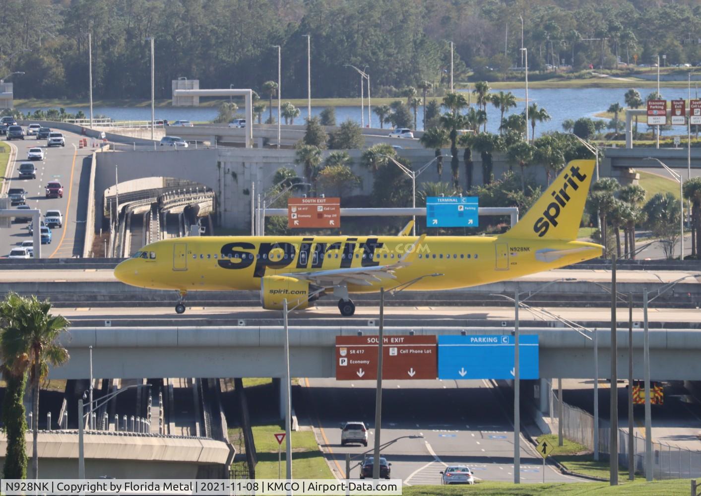 N928NK, 2019 Airbus A320-271N C/N 9152, MCO 2021
