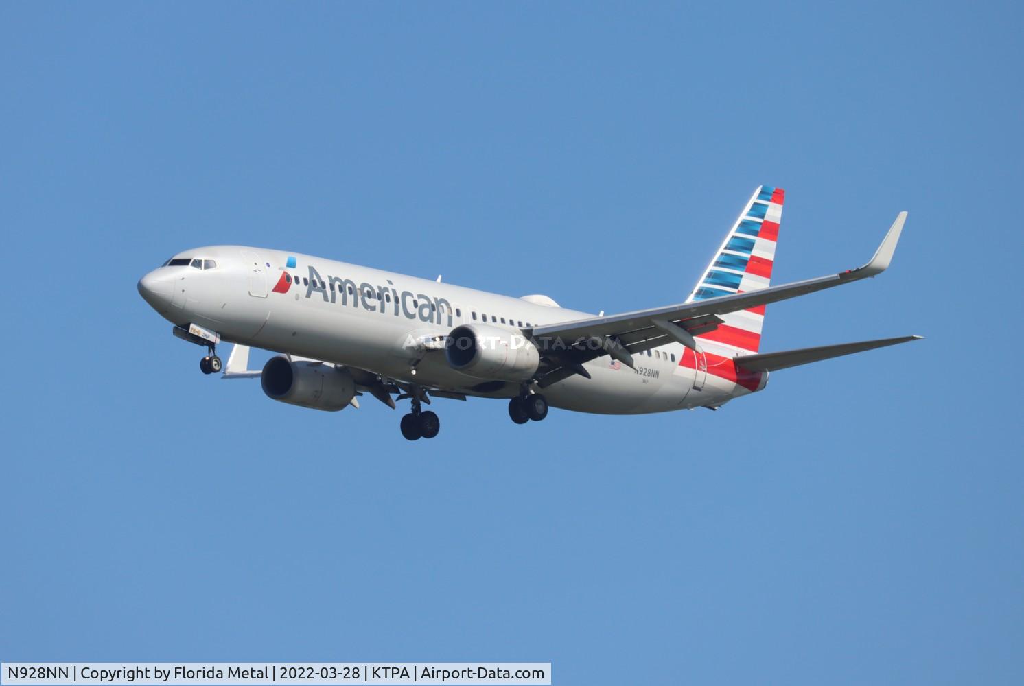 N928NN, 2013 Boeing 737-823 C/N 31172, TPA 2022