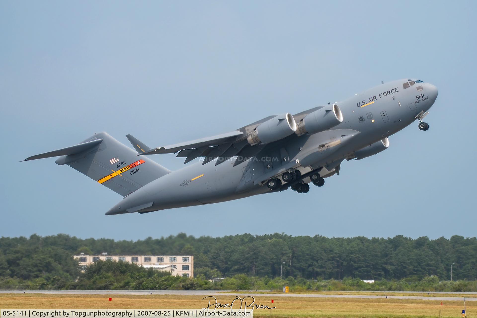 05-5141, 2007 Boeing C-17A Globemaster III C/N P-141, C-17 Demo take off