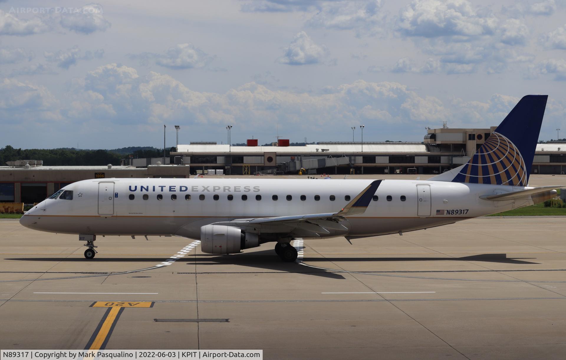 N89317, 2014 Embraer 175LR (ERJ-170-200LR) C/N 17000442, ERJ-170-200LR