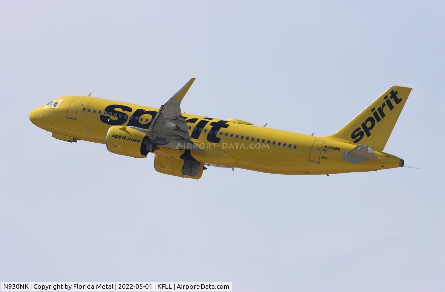 N930NK, 2020 Airbus A320-271N C/N 9483, FLL 2022