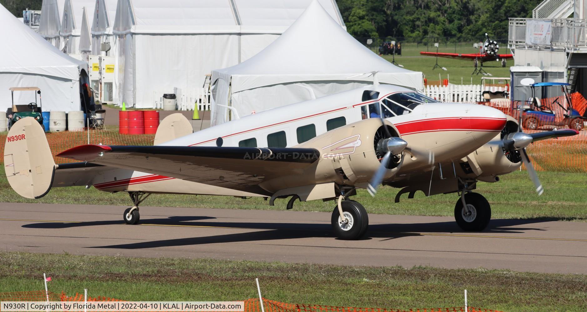 N930R, 1959 Beech E18S C/N BA-438, Sun N Fun 2022 LAL