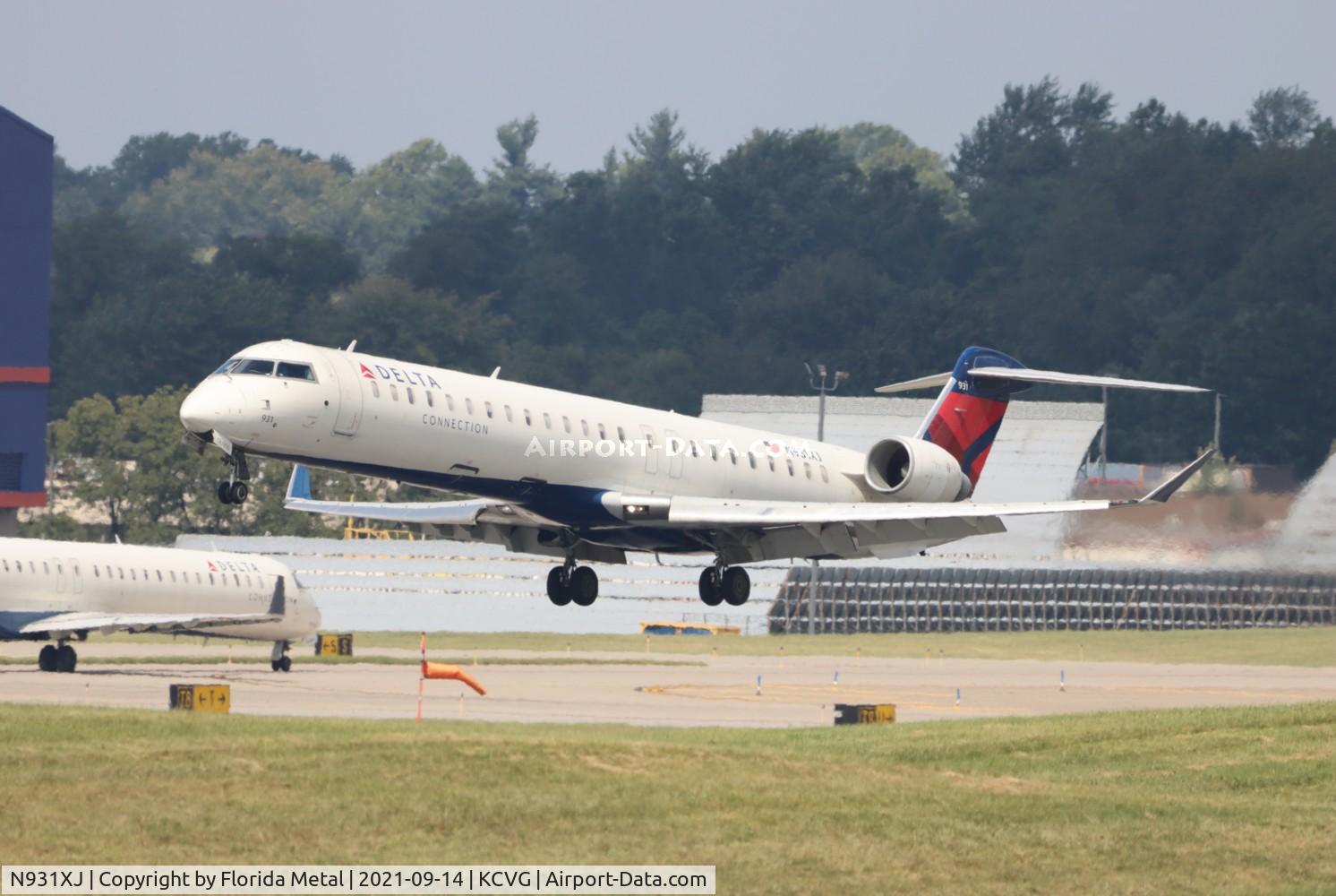 N931XJ, 2008 Bombardier CRJ-900ER (CL-600-2D24) C/N 15193, CVG 2021