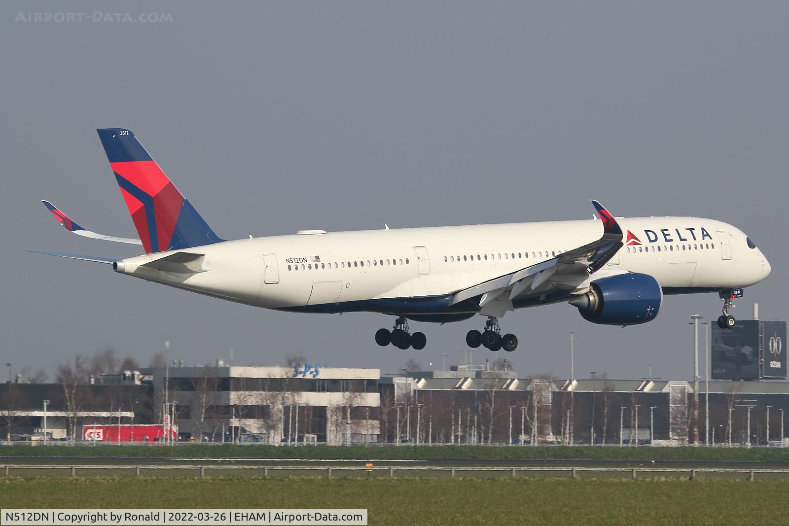 N512DN, 2019 Airbus A350-941 C/N 267, at spl