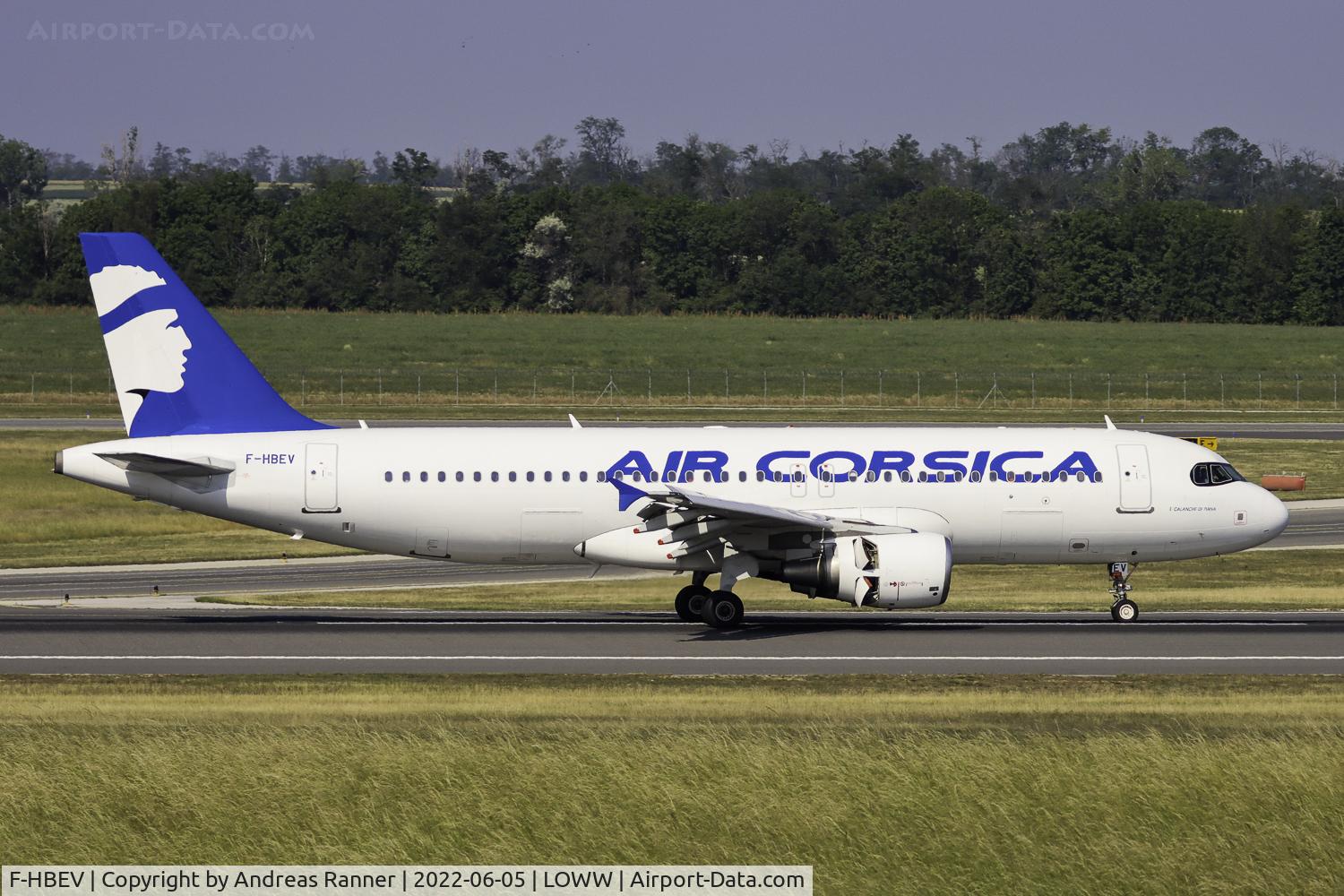 F-HBEV, 2009 Airbus A320-214 C/N 3952, Air Corsica A320