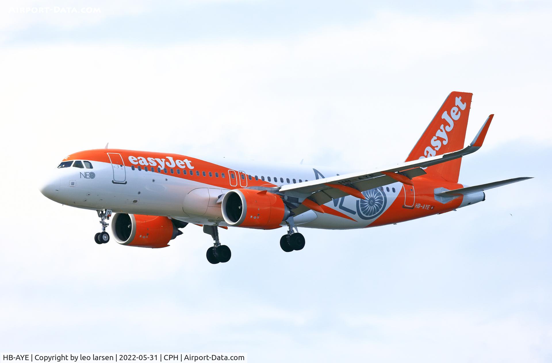HB-AYE, 2021 Airbus A320-251N C/N 10114, Copenhagen 31.5.2022