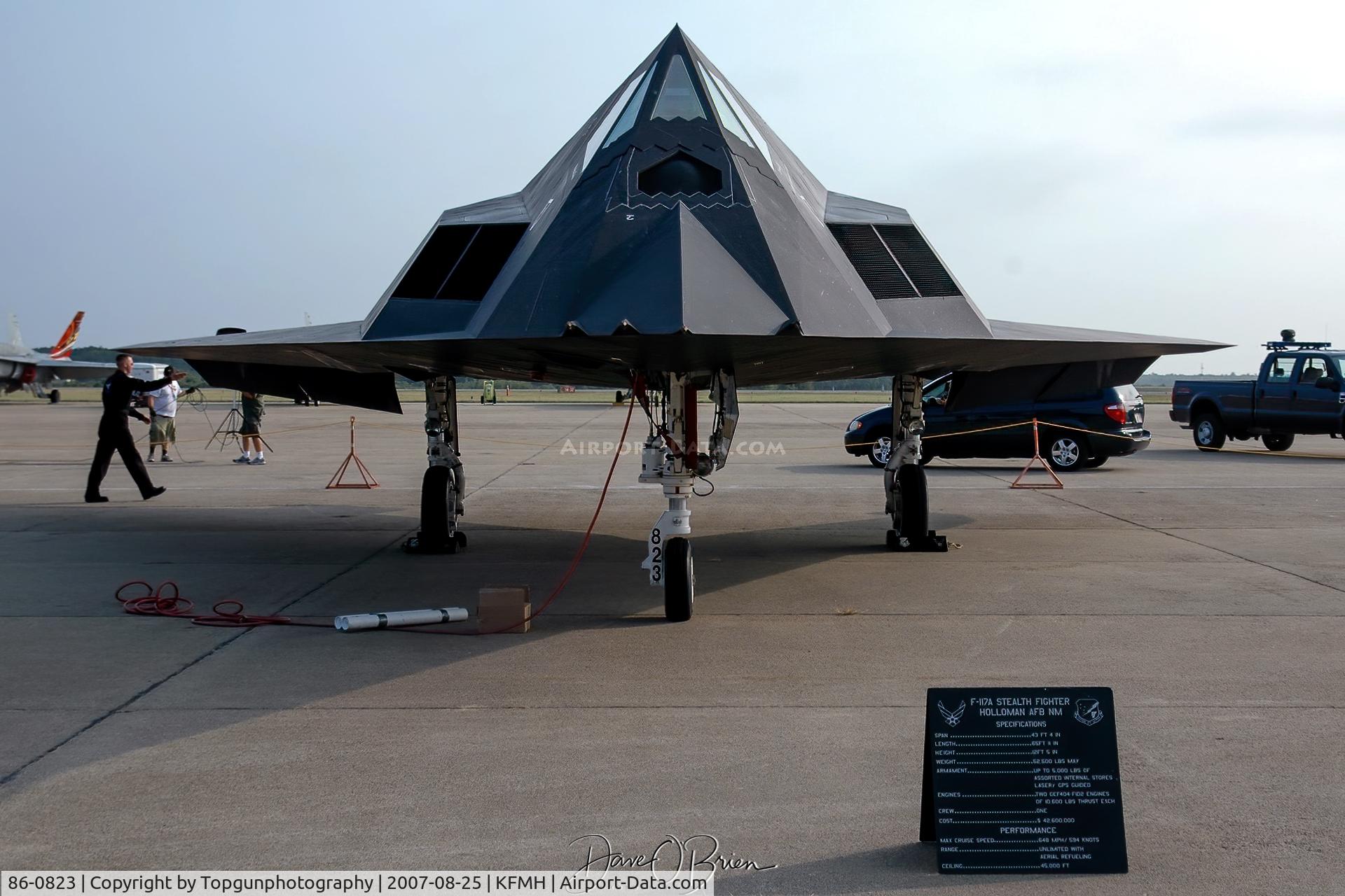 86-0823, 1986 Lockheed F-117A Nighthawk C/N A.4061, 9th FS	
Holoman AFB