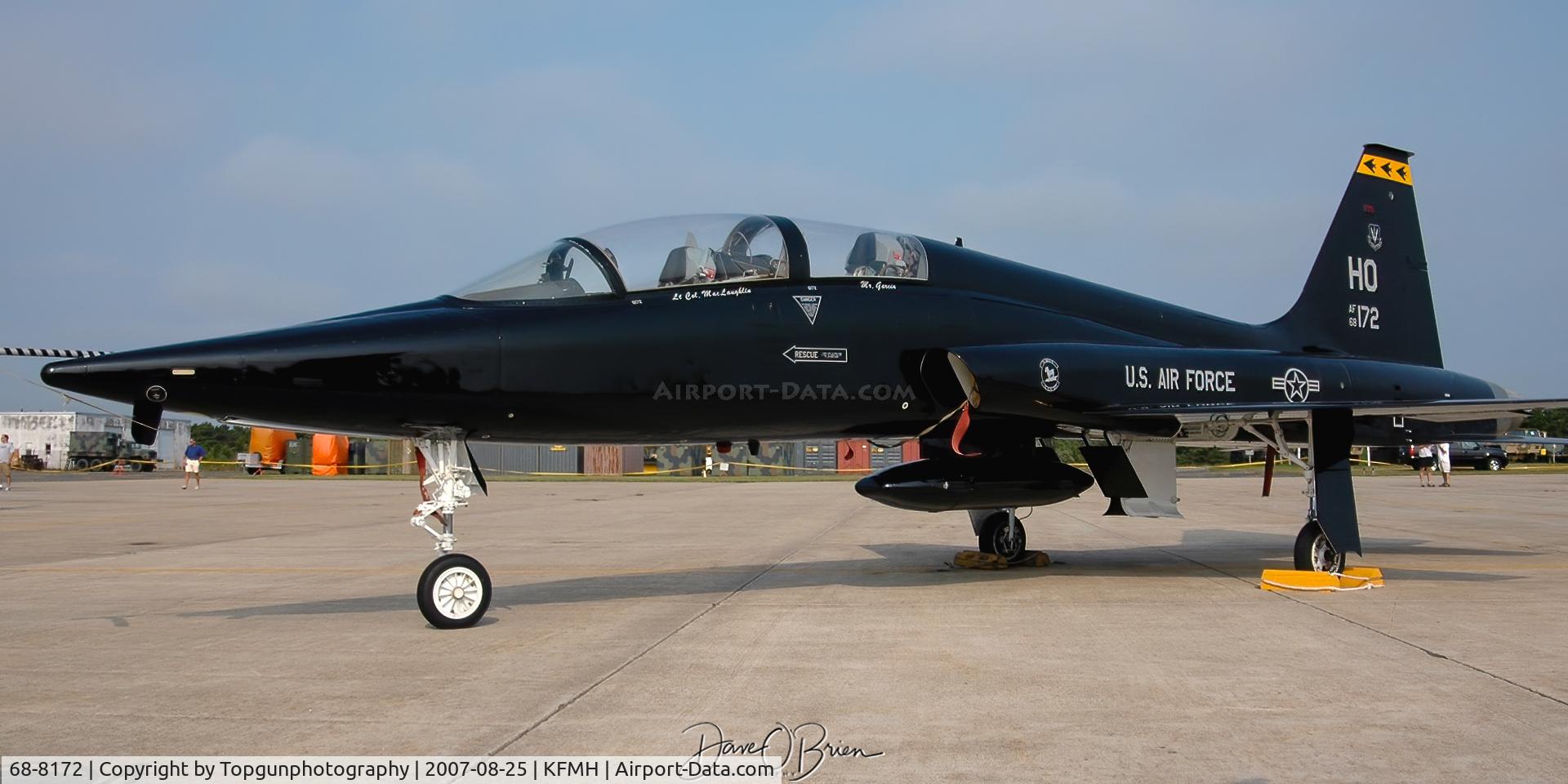 68-8172, 1968 Northrop T-38A Talon C/N T.6177, 7th CTS	
Holoman AFB