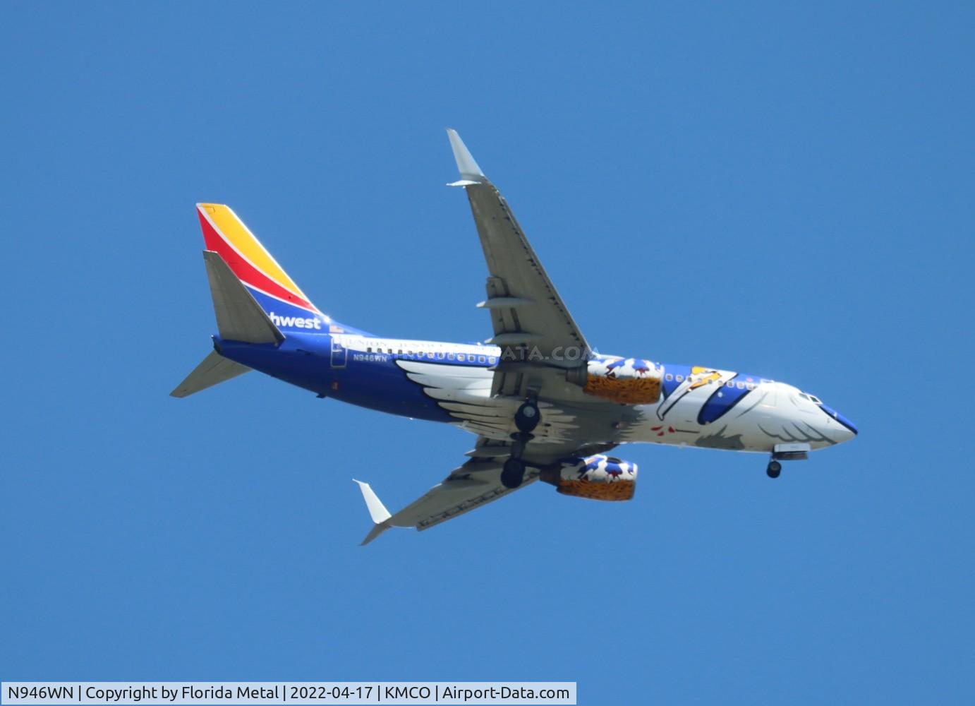 N946WN, 2010 Boeing 737-7H4 C/N 36918, Louisiana One