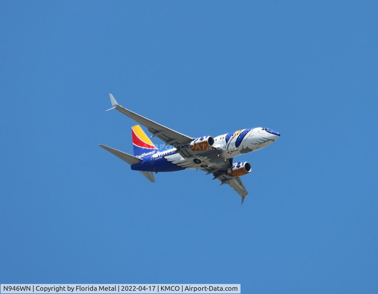 N946WN, 2010 Boeing 737-7H4 C/N 36918, MCO 2022