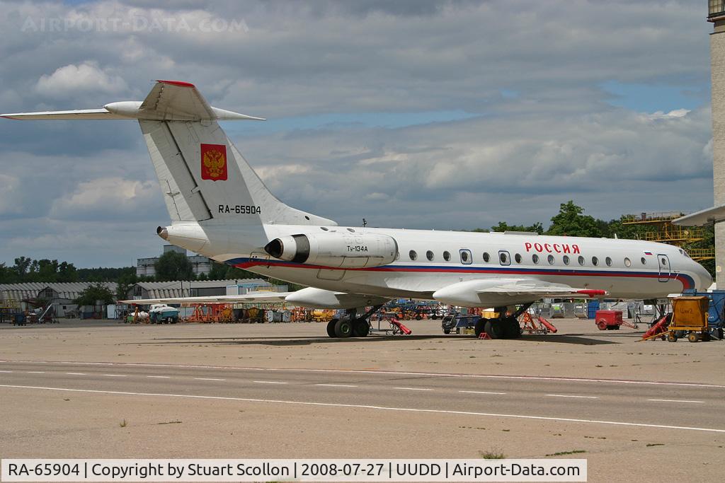RA-65904, 1982 Tupolev TU-134A-3 C/N 63953, Rossia