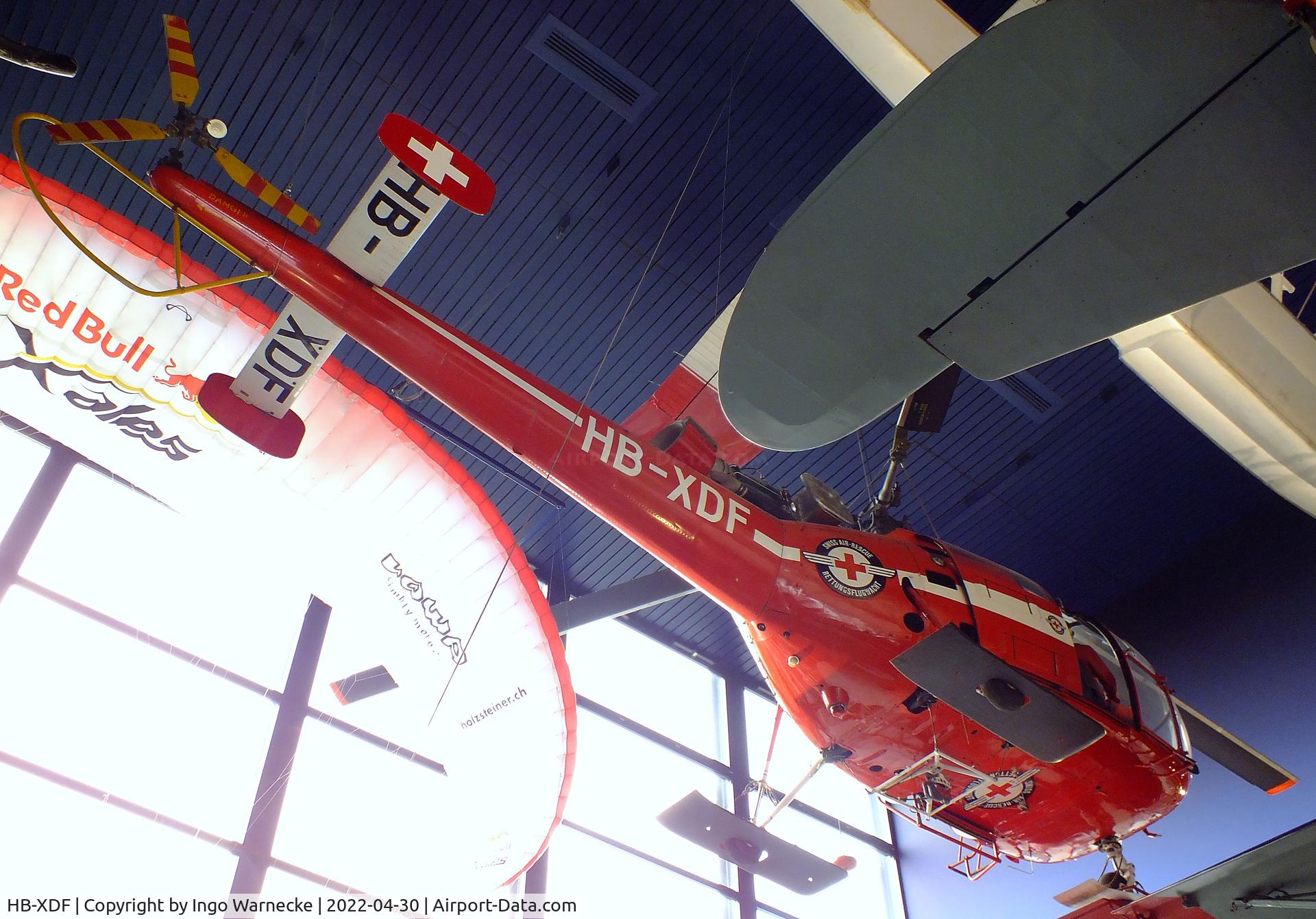 HB-XDF, Sud SE-3160 Alouette III C/N 1216, Sud Aviation SE.3160 Alouette III at the Verkehrshaus der Schweiz, Luzern (Lucerne)