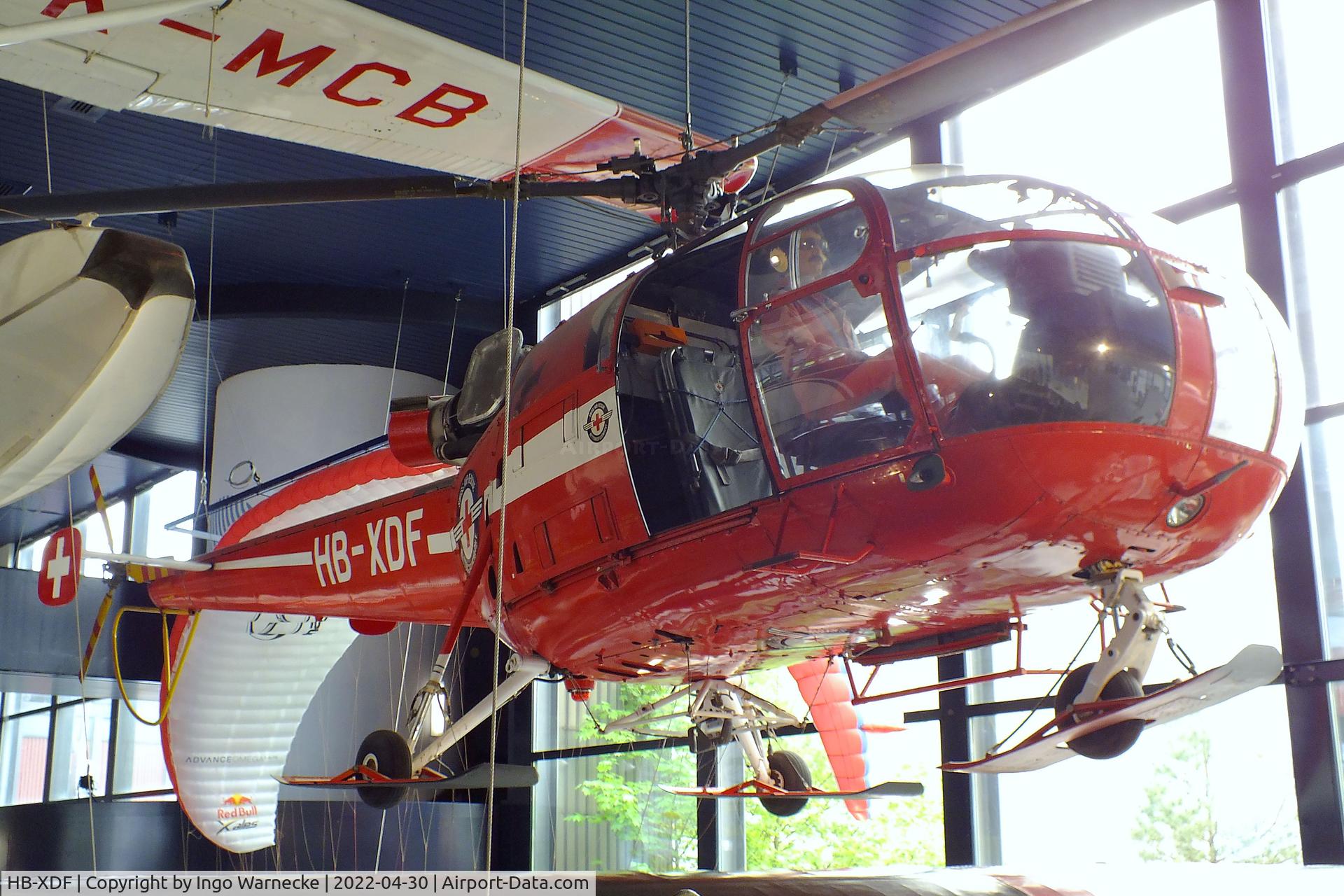 HB-XDF, Sud SE-3160 Alouette III C/N 1216, Sud Aviation SE.3160 Alouette III at the Verkehrshaus der Schweiz, Luzern (Lucerne)
