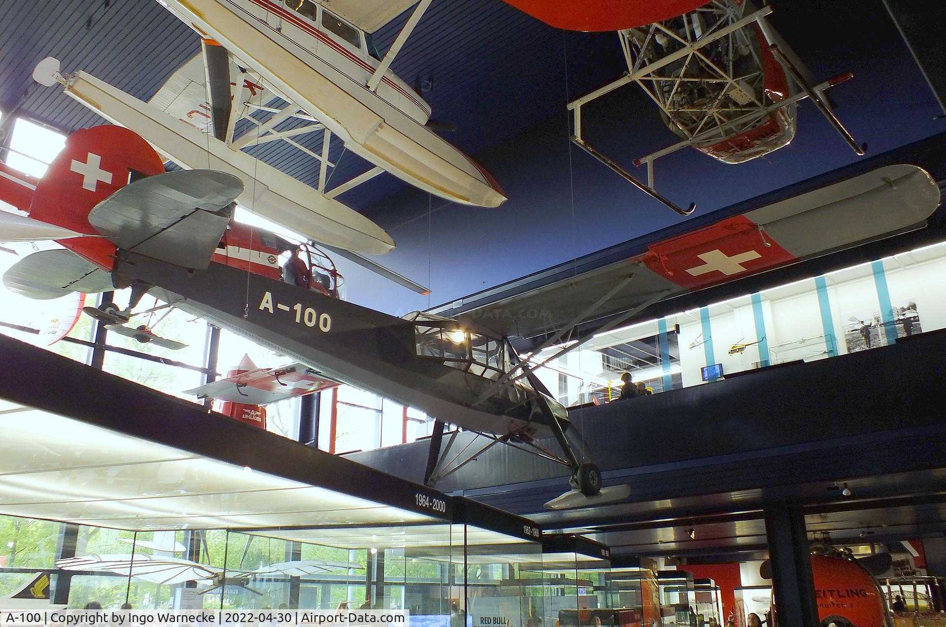A-100, Fieseler Fi-156C-3 Storch C/N 1685, Fieseler Fi 156C-3 Storch at the Verkehrshaus der Schweiz, Luzern (Lucerne)