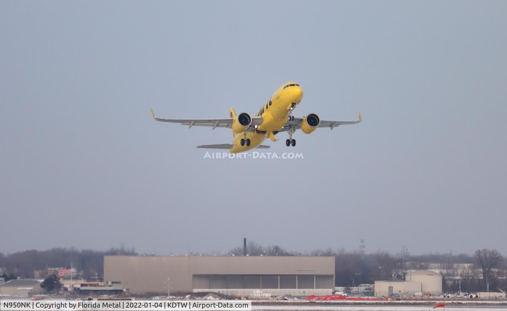 N950NK, 2021 Airbus A320-271N C/N 10769, DTW 2022