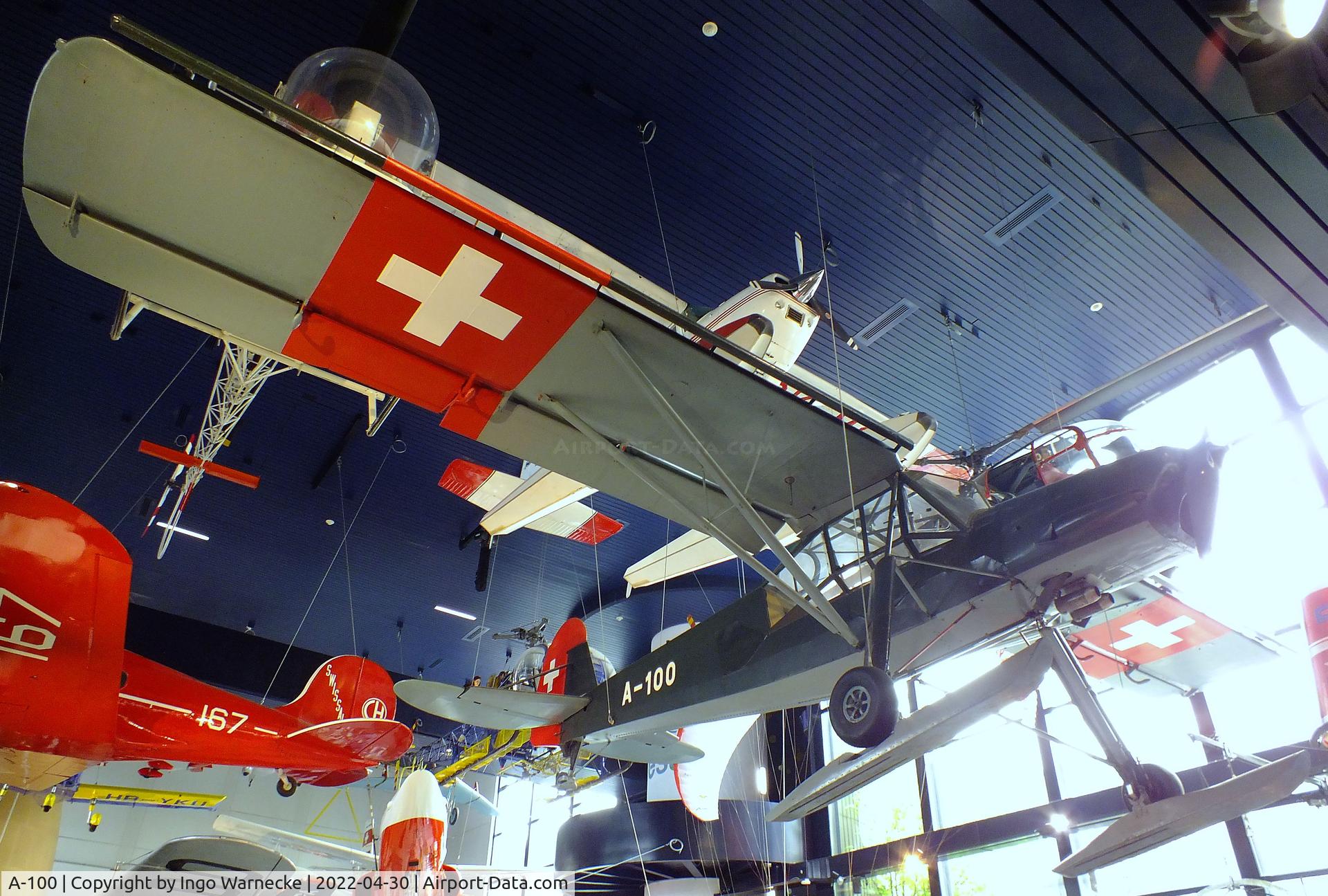A-100, Fieseler Fi-156C-3 Storch C/N 1685, Fieseler Fi 156C-3 Storch at the Verkehrshaus der Schweiz, Luzern (Lucerne)