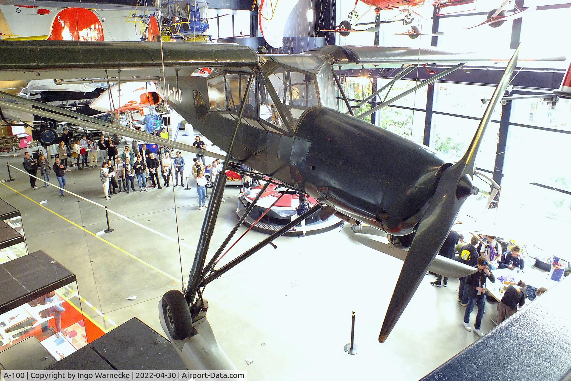 A-100, Fieseler Fi-156C-3 Storch C/N 1685, Fieseler Fi 156C-3 Storch at the Verkehrshaus der Schweiz, Luzern (Lucerne)