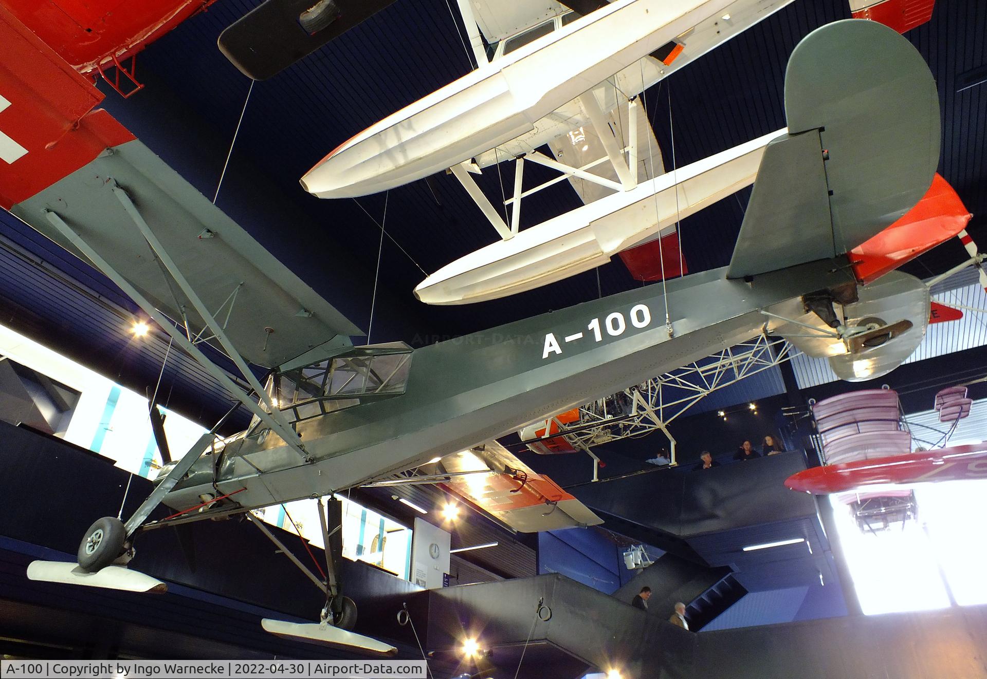 A-100, Fieseler Fi-156C-3 Storch C/N 1685, Fieseler Fi 156C-3 Storch at the Verkehrshaus der Schweiz, Luzern (Lucerne)