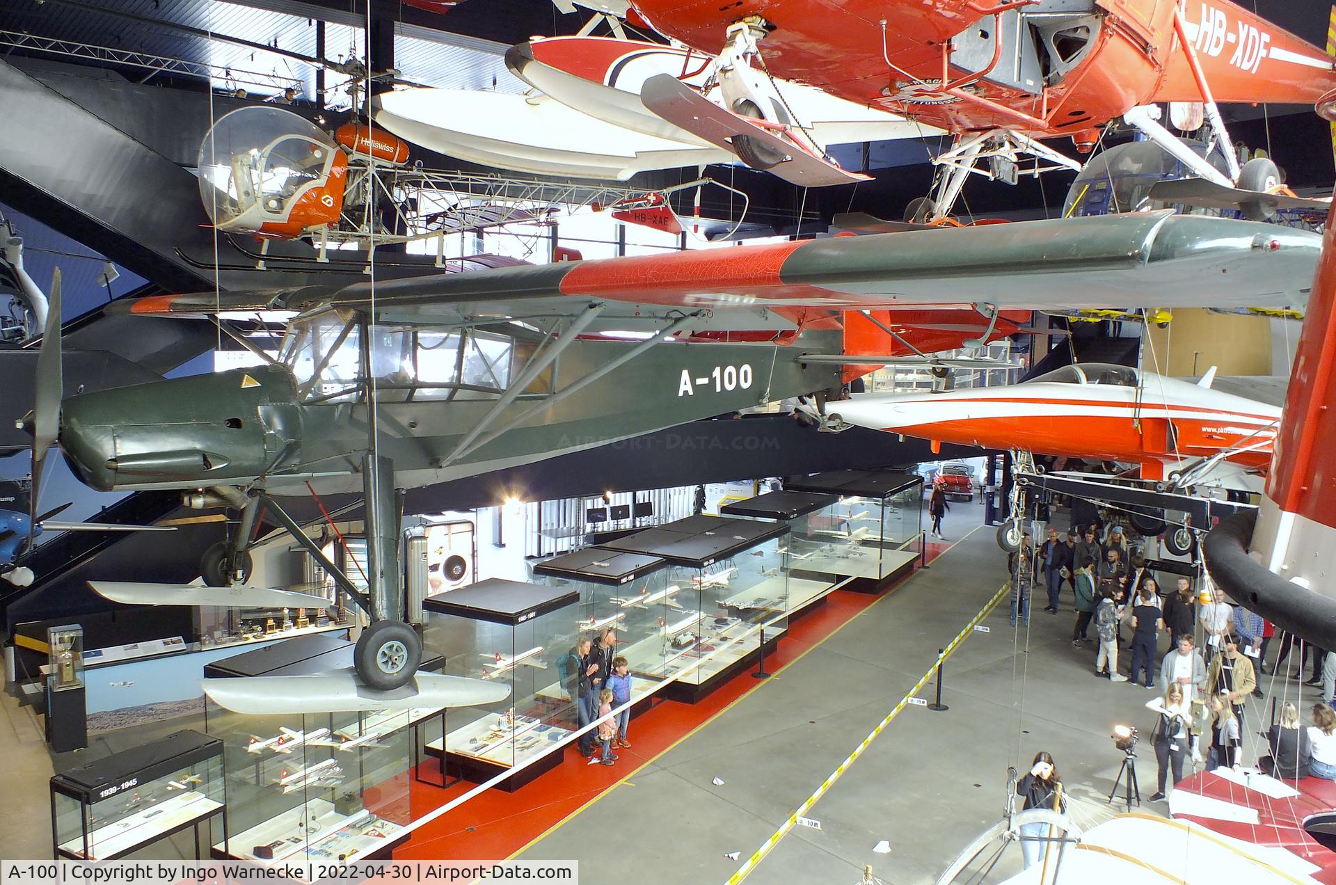 A-100, Fieseler Fi-156C-3 Storch C/N 1685, Fieseler Fi 156C-3 Storch at the Verkehrshaus der Schweiz, Luzern (Lucerne)