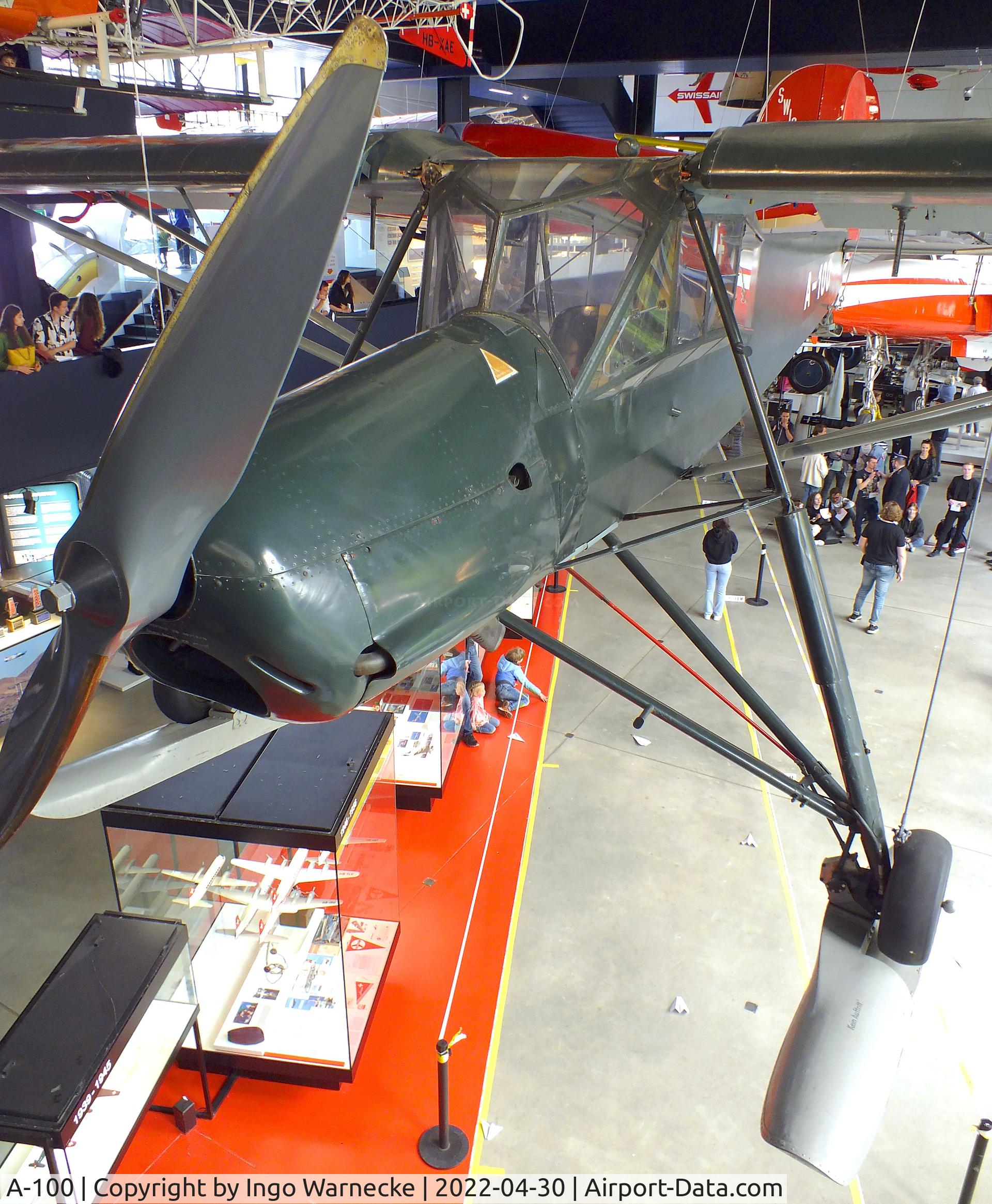 A-100, Fieseler Fi-156C-3 Storch C/N 1685, Fieseler Fi 156C-3 Storch at the Verkehrshaus der Schweiz, Luzern (Lucerne)
