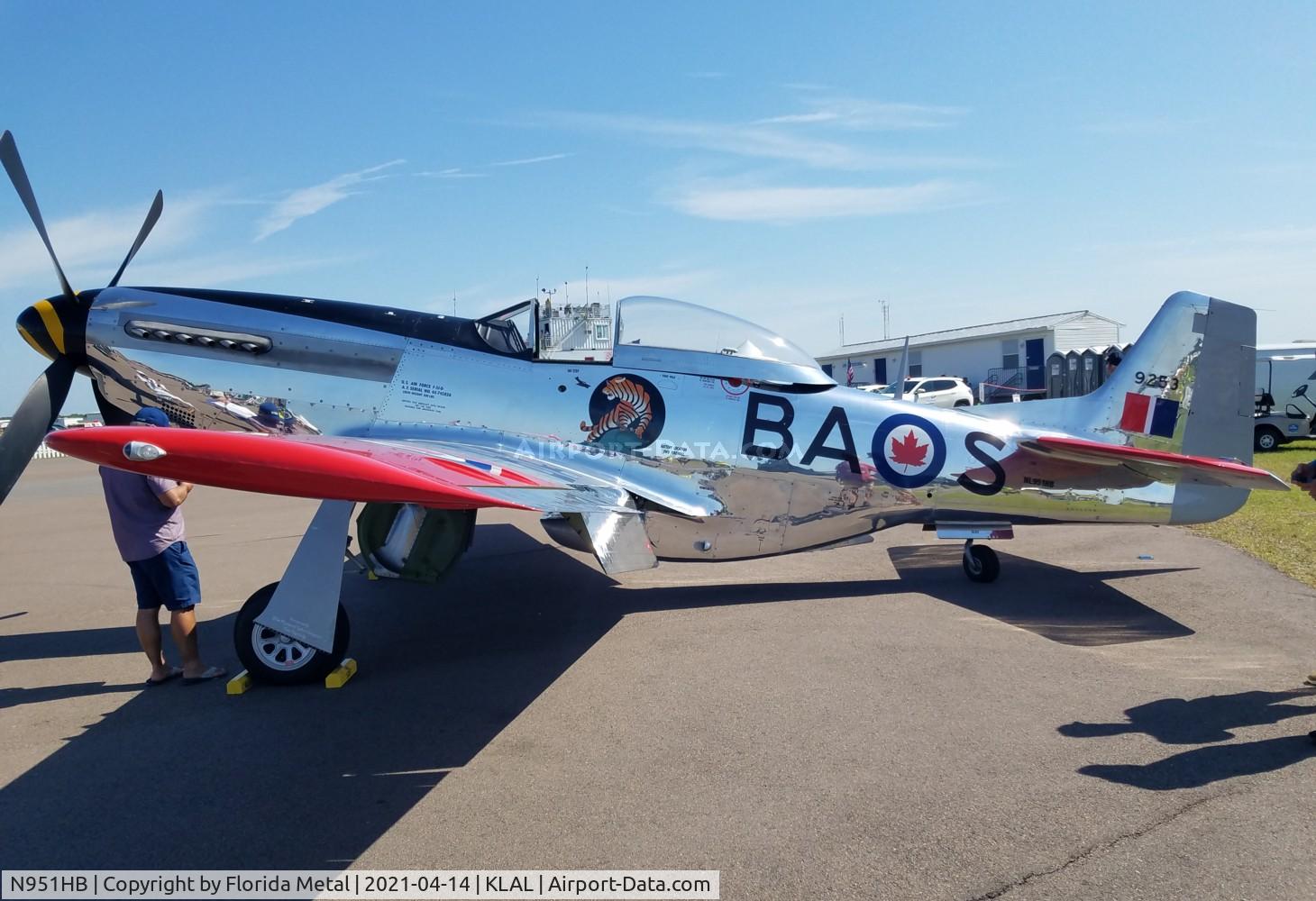 N951HB, North American P-51D Mustang C/N 122-31918 (44-72059), P-51D RCAF LAL