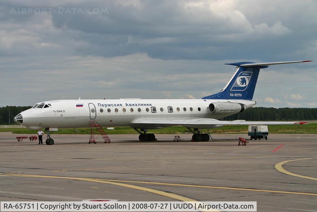 RA-65751, 1979 Tupolev Tu-134A C/N 61066, Permskiye Avialin