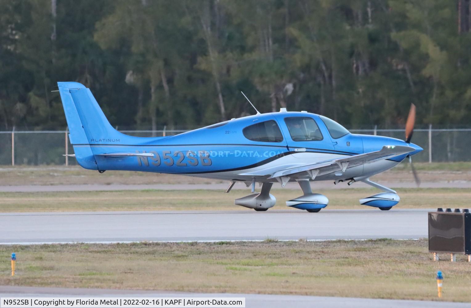 N952SB, 2016 Cirrus SR22 C/N 4314, APF OFA 2022