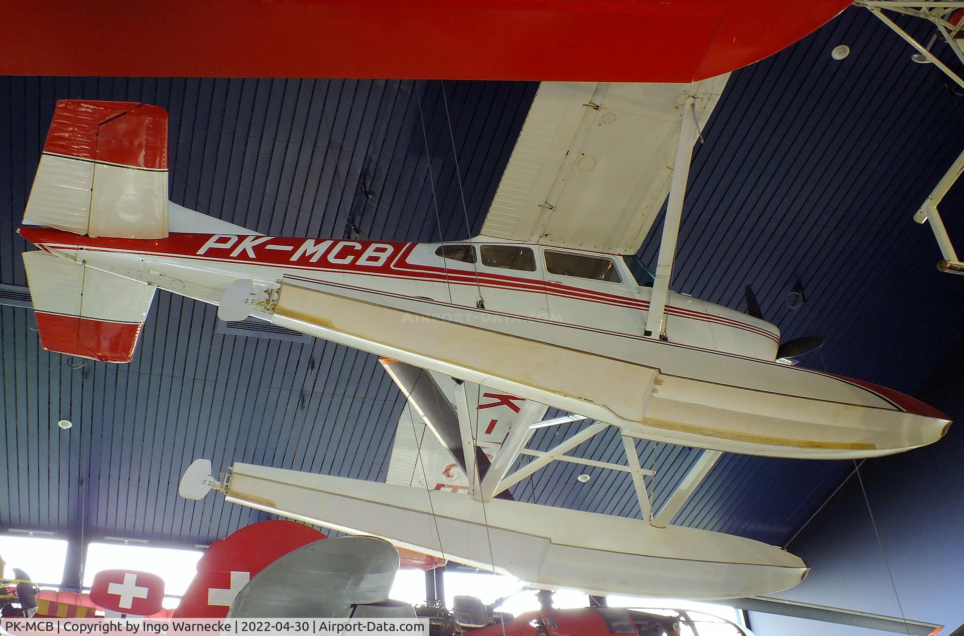 PK-MCB, 1969 Cessna A185E Skywagon Skywagon 185 C/N 18501526, Cessna A185E Skywagon on floats at the Verkehrshaus der Schweiz, Luzern (Lucerne)