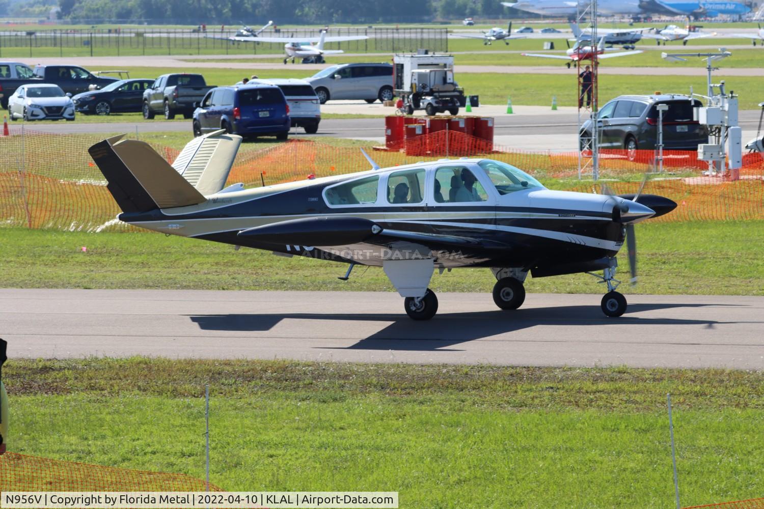 N956V, 1975 Beech V35B Bonanza C/N D-9817, Sun N Fun 2022 LAL