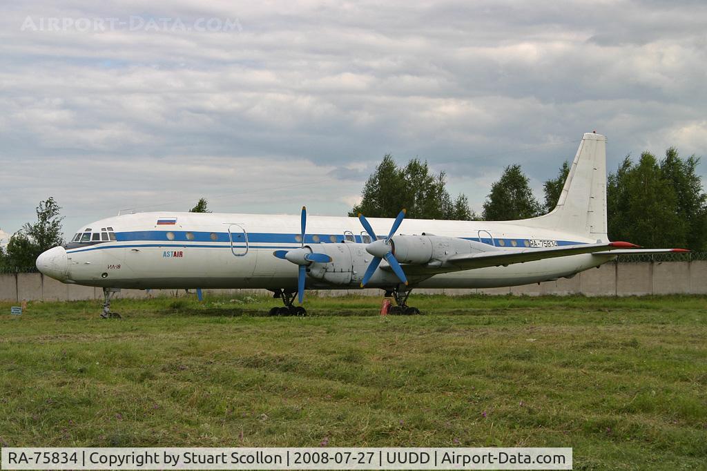 RA-75834, 1962 Ilyushin Il-18V C/N 182005104, Astair