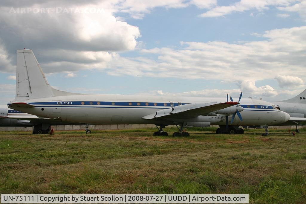 UN-75111, 1964 Ilyushin IL-18V C/N 184007105, GVG Avia