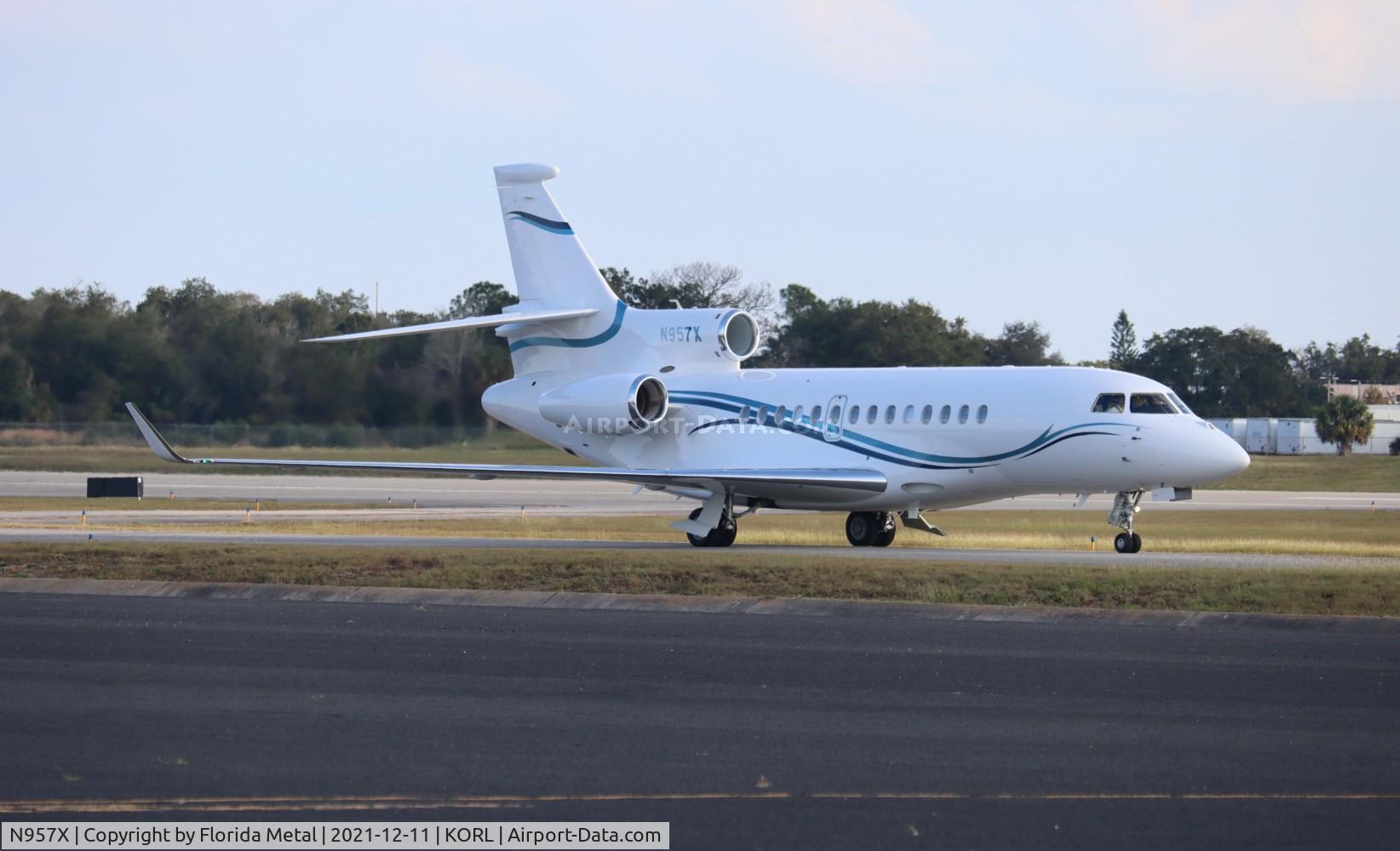 N957X, 2011 Dassault Falcon 7X C/N 095, ORL 2021