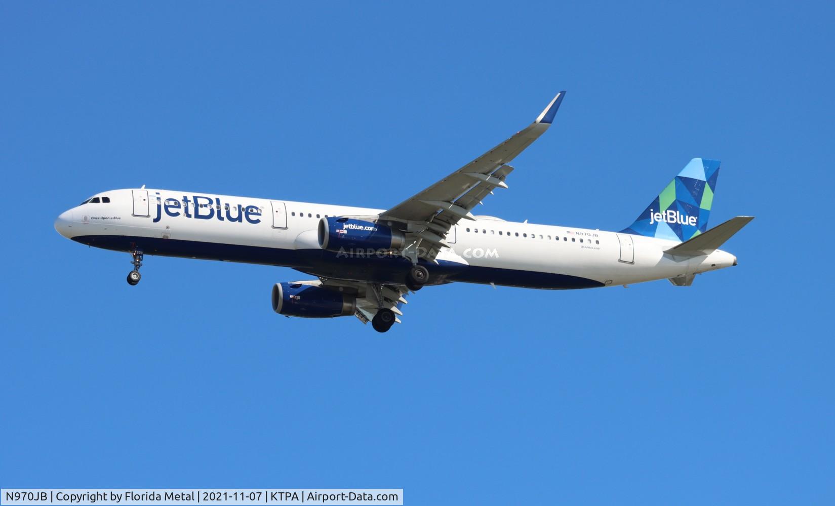 N970JB, 2016 Airbus A321-231 C/N 7415, TPA 2021