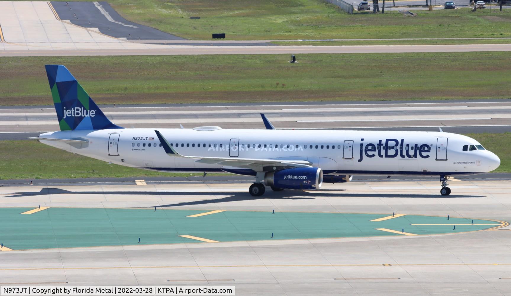 N973JT, 2018 Airbus A321-231 C/N 8581, TPA 2022