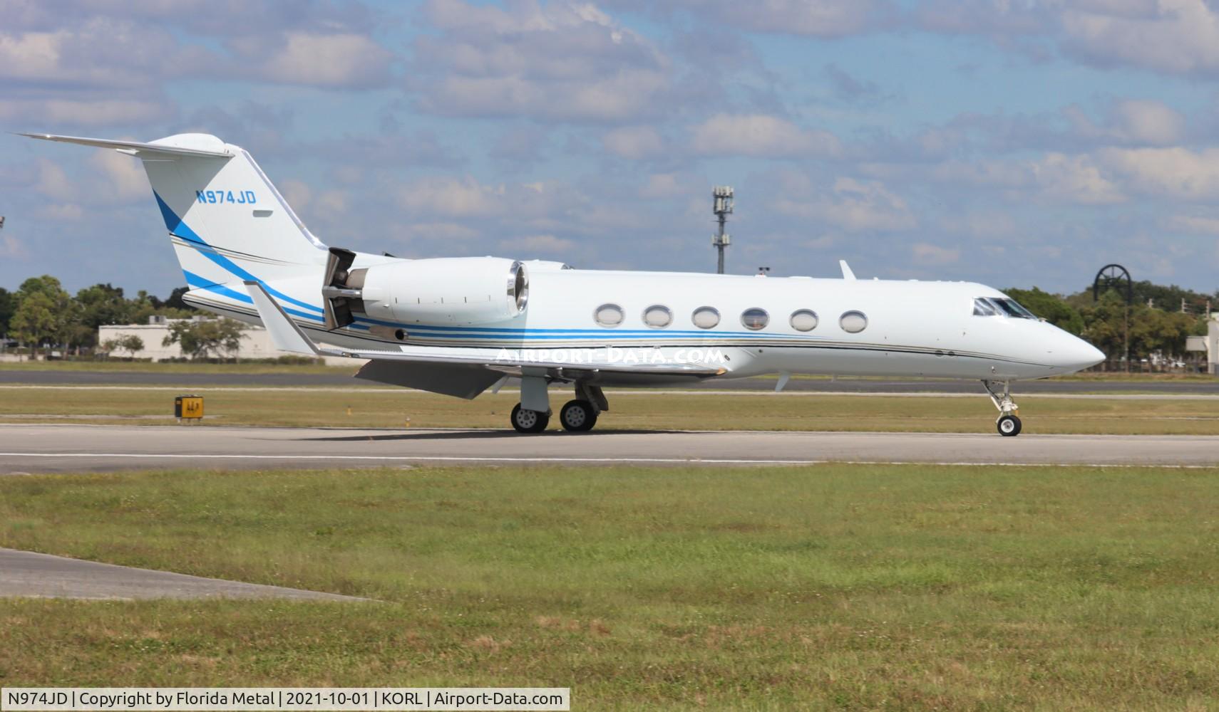 N974JD, 1996 Gulfstream Aerospace G-IV C/N 1301, ORL 2021